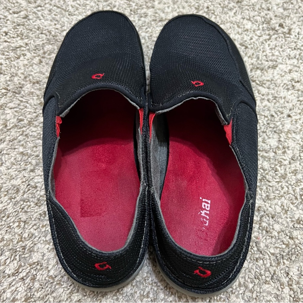 OluKai Nohea Mesh Slip-On Shoe  in Black Men’s Size 10.5 - Picture 5 of 10
